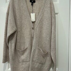 Banana Republic cashmere cardigan - Oatmeal, Large NWT